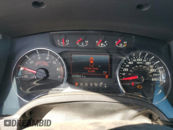 2013 Ford F-150 XL with VIN 1FTFW1CT8DKE91710, listed as a Copart auction lot 47856005 with 232,564 mi miles and Salvage Title. Bid and sale history available at carsss.com. Image 9.