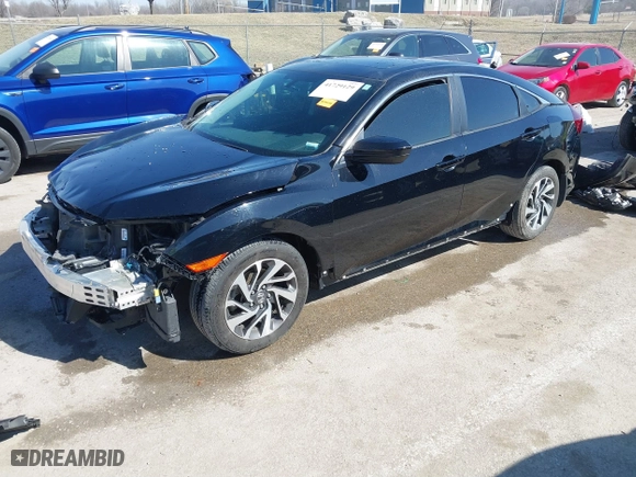 2016 Honda Civic Sedan EX with VIN 19XFC2F72GE072823, listed as a IAAI auction lot 41729129 with 93,290 mi miles. Bid and sale history available at carsss.com. Image 18.