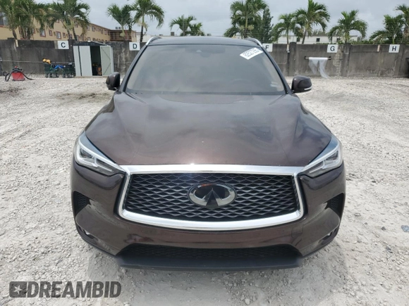 2020 Infiniti QX50 Luxe with VIN 3PCAJ5M18LF107837, listed as a Copart auction lot 62527265 with 52,928 mi miles and Clean title. Bid and sale history available at DreamBid. Image 5.