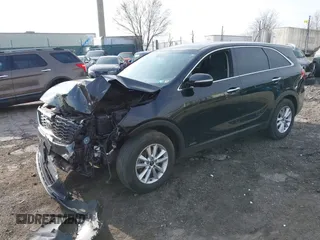 2019 Kia Sorento LX with VIN 5XYPGDA35KG553010, listed as a IAAI auction lot 41839878 with 87,392 mi miles. Bid and sale history available at carsss.com. Image 17.