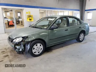 2004 Honda Civic VP with VIN 2HGES163X4H637357, listed as a Copart auction lot 50377345 with 67,977 mi miles and Clean Title. Bid and sale history available at carsss.com. Image 1.
