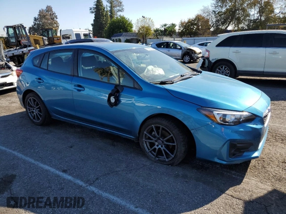 2018 Subaru Impreza with VIN 4S3GTAA64J3750614, listed as a Copart auction lot 71300392 with 0 mi miles. Bid and sale history available at carsss.com. Image 4.
