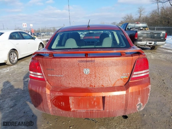 2008 Dodge Avenger SXT with VIN 1B3LC56R78N696122, listed as a IAAI auction lot 41651794 with 195,054 mi miles. Bid and sale history available at carsss.com. Image 17.