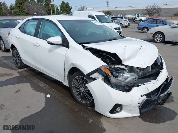 2016 Toyota Corolla L with VIN 5YFBURHE9GP469718, listed as a IAAI auction lot 41692351 with 87,692 mi miles. Bid and sale history available at carsss.com. Image 1.