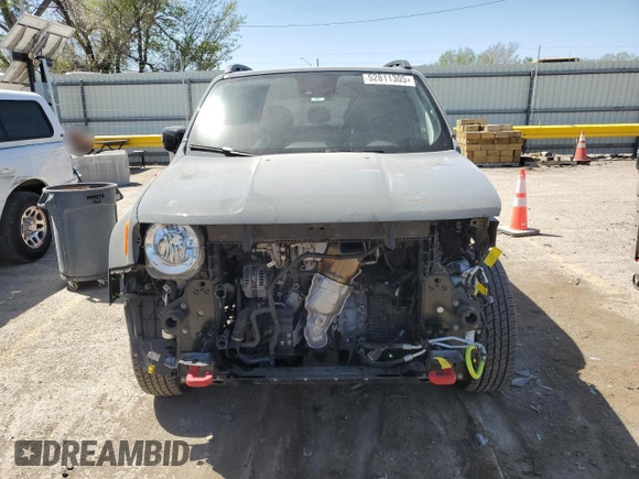 2022 Jeep Renegade Trailhawk z VIN ZACNJDC11NPN55195, wystawiony jako Copart lot #52811305 z przebiegiem 57 688 mil mil oraz Szkoda całkowita • Salvage title. Historia ofert i sprzedaży dostępna na DreamBid. Obrazek 5.