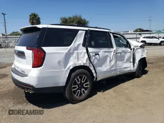 2023 GMC Yukon AT4 with VIN 1GKS2CKL1PR239143, listed as a Copart auction lot 68730574 with 52,679 mi miles and Salvage Title. Bid and sale history available at carsss.com. Image 3.