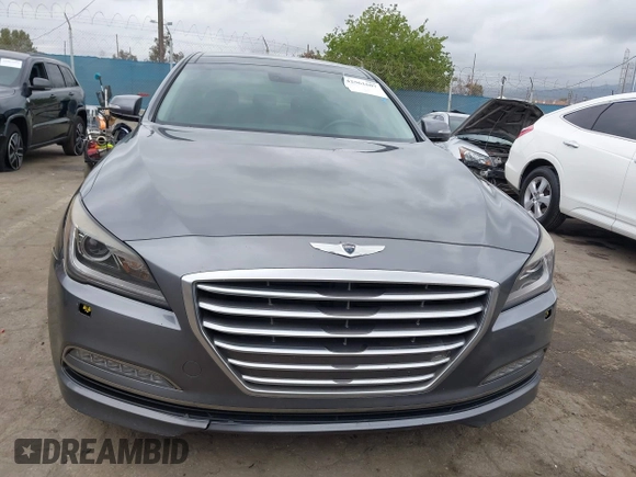 2016 Hyundai Genesis 3.8L with VIN KMHGN4JEXGU121098, listed as a IAAI auction lot 42061607 with 138,650 mi miles and . Bid and sale history available at DreamBid. Image 12.