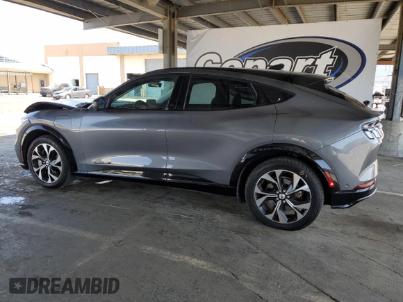 2023 Ford Mustang Mach-E Premium with VIN 3FMTK3SU2PMA97939, listed as a Copart auction lot 61383185 with 53,236 mi miles and Salvage title. Bid and sale history available at DreamBid. Image 2.