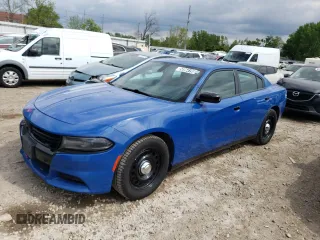 2020 Dodge Charger Police with VIN 2C3CDXKT8LH186800, listed as a Copart auction lot 58964195 with 123,920 mi miles and Clean title. Bid and sale history available at DreamBid. Image 1.