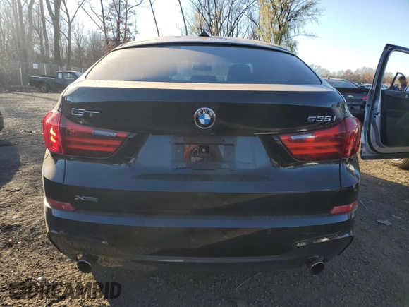 2015 BMW 5 Series 535i Gran Turismo xDrive with VIN WBA5M4C56FD184030, listed as a Copart auction lot 78799914 with 75,488 mi miles and Salvage title. Bid and sale history available at DreamBid. Image 6.