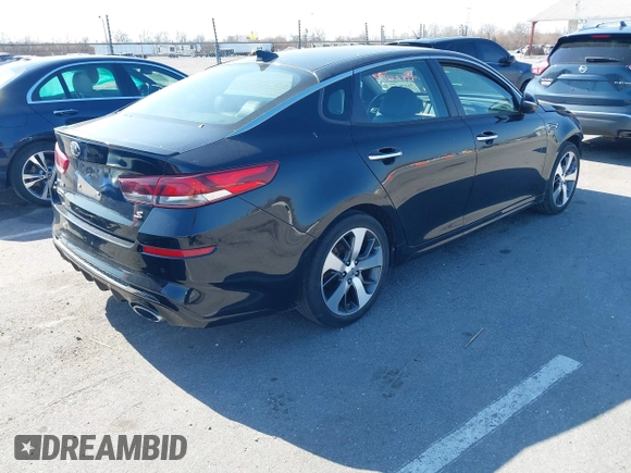 2020 Kia Optima LX with VIN 5XXGT4L34LG448747, listed as a IAAI auction lot 41470254 with 61,657 mi miles. Bid and sale history available at carsss.com. Image 4.