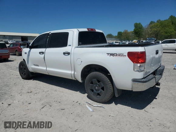 2012 Toyota Tundra 4WD Truck with VIN 5TFDW5F18CX270201, listed as a Copart auction lot 53241885 with 0 mi miles and Salvage Title. Bid and sale history available at carsss.com. Image 2.