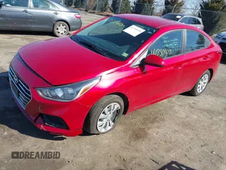 2022 Hyundai Accent SE with VIN 3KPC24A68NE182109, listed as a IAAI auction lot 41750410 with 47,247 mi miles. Bid and sale history available at carsss.com. Image 2.
