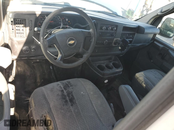 2012 Chevrolet Express Cargo with VIN 1GCSGAFX0C1101889, listed as a Copart auction lot 43868765 with 220,614 mi miles and Salvage title. Bid and sale history available at DreamBid. Image 8.