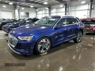 2021 Audi e-tron Premium with VIN WA1AAAGE5MB008396, listed as a Copart auction lot 46050784 with 40,765 mi miles. Bid and sale history available at carsss.com. Image 1.