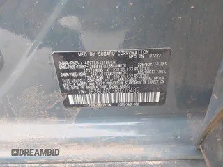 2024 Subaru Crosstrek Premium с VIN JF2GUADC3R8276489, выставлен на аукционе IAAI как лот 42340668 с пробегом 37 061 миль миль и . История ставок и продаж доступна на DreamBid. Изображение 9.