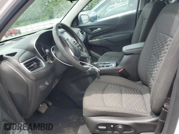 2021 Chevrolet Equinox LT with VIN 3GNAXKEV9MS161050, listed as a Copart auction lot 55270165 with 114,054 mi miles and Salvage title. Bid and sale history available at DreamBid. Image 7.
