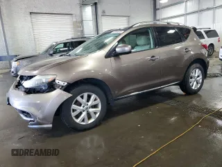 2011 Nissan Murano S with VIN JN8AZ1MW7BW173422, listed as a Copart auction lot 53913575 with 181,597 mi miles and Salvage Title. Bid and sale history available at carsss.com. Image 1.