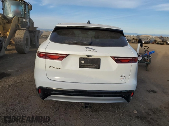 2022 Jaguar F-Pace with VIN SADCK2EX2NA692924, listed as a Copart auction lot 84431864 with 31,520 mi miles and Salvage title. Bid and sale history available at DreamBid. Image 6.