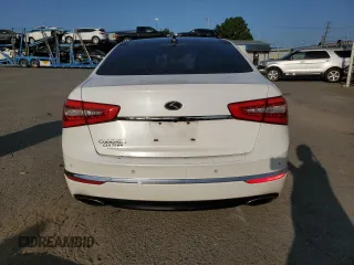 2014 Kia Cadenza Premium with VIN KNALN4D76E5139862, listed as a Copart auction lot 64353874 with 168,082 mi miles and Salvage Title. Bid and sale history available at carsss.com. Image 6.