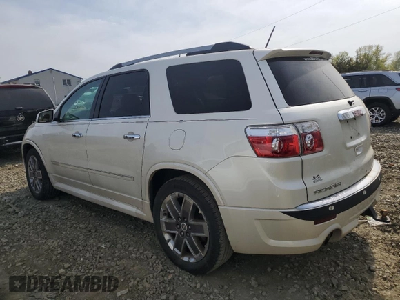 2012 GMC Acadia Denali with VIN 1GKKVTED0CJ243477, listed as a Copart auction lot 54583765 with 198,143 mi miles and Salvage Title. Bid and sale history available at carsss.com. Image 2.