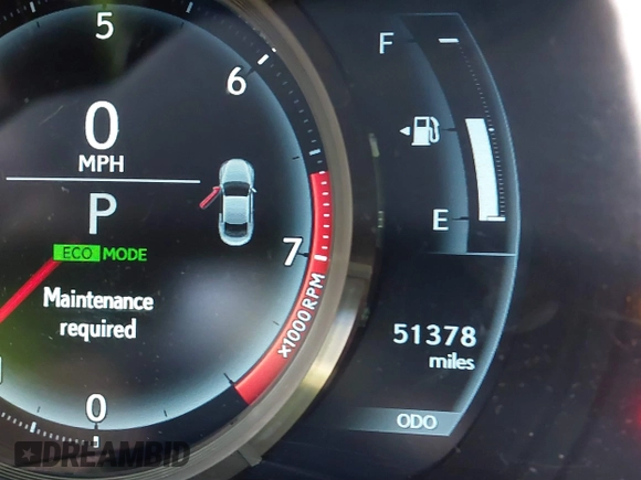 2016 Lexus RC with VIN JTHSE5BC5G5006662, listed as a IAAI auction lot 41665715 with 51,378 mi miles. Bid and sale history available at carsss.com. Image 15.
