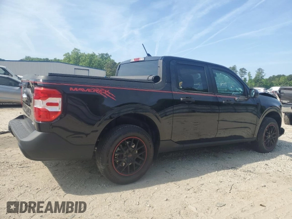 2023 Ford Maverick XL with VIN 3FTTW8F98PRA14125, listed as a Copart auction lot 55358905 with 35,489 mi miles and Salvage title. Bid and sale history available at DreamBid. Image 3.