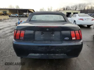 2000 Ford Mustang with VIN 1FAFP4448YF202531, listed as a Copart auction lot 43349785 with 99,444 mi miles and Salvage Title. Bid and sale history available at carsss.com. Image 6.