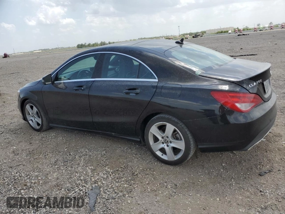 2018 Mercedes-Benz CLA 250 with VIN WDDSJ4EB2JN637439, listed as a Copart auction lot 62009803 with 85,916 mi miles and . Bid and sale history available at DreamBid. Image 2.