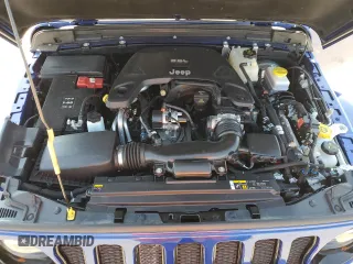 2020 Jeep Wrangler Unlimited Sahara Altitude z VIN 1C4HJXEG0LW324758, wystawiony jako Copart lot #74477894 z przebiegiem 38 291 mil mil oraz Szkoda całkowita • Salvage title. Historia ofert i sprzedaży dostępna na DreamBid. Obrazek 12.