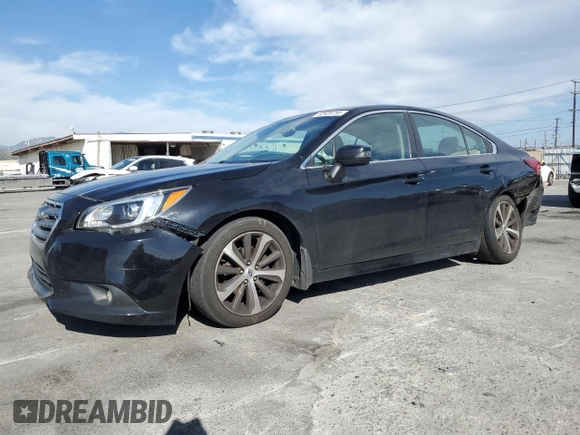 2016 Subaru Legacy Limited with VIN 4S3BNAL69G3049254, listed as a Copart auction lot 52939755 with 116,560 mi miles and Salvage title. Bid and sale history available at DreamBid. Image 1.