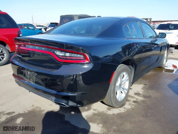2022 Dodge Charger SXT with VIN 2C3CDXBG9NH201715, listed as a IAAI auction lot 41583612 with 51,426 mi miles. Bid and sale history available at carsss.com. Image 4.
