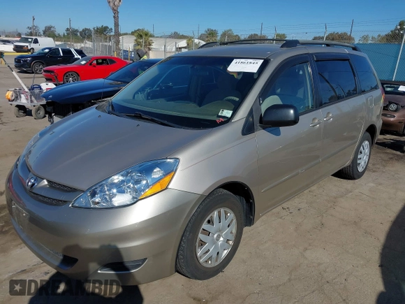 2006 Toyota Sienna CE with VIN 5TDZA23C16S543840, listed as a IAAI auction lot 41861845 with 80,538 mi miles. Bid and sale history available at carsss.com. Image 17.