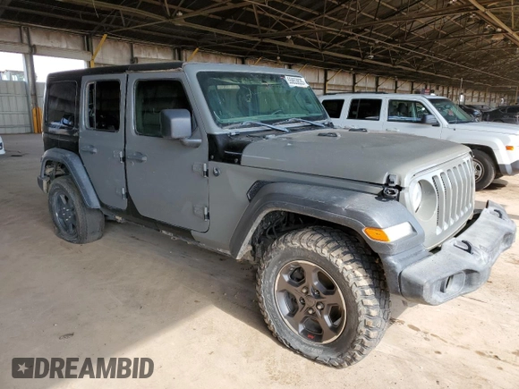 2020 Jeep Wrangler Unlimited Sport S с VIN 1C4HJXDN8LW268911, выставлен на аукционе Copart как лот 55853835 с пробегом 68 734 миль миль и На запчасти • Non repairable. История ставок и продаж доступна на DreamBid. Изображение 4.