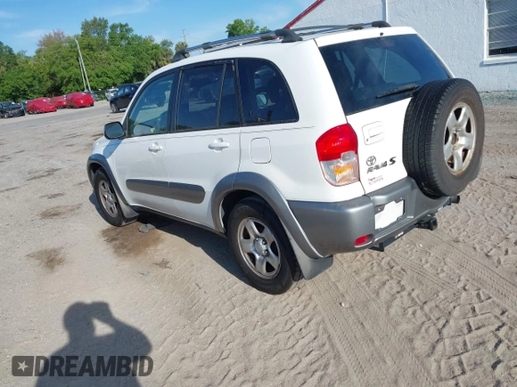 2003 Toyota RAV4 with VIN JTEGH20V730096109, listed as a IAAI auction lot 41903697 with 202,122 mi miles. Bid and sale history available at carsss.com. Image 3.