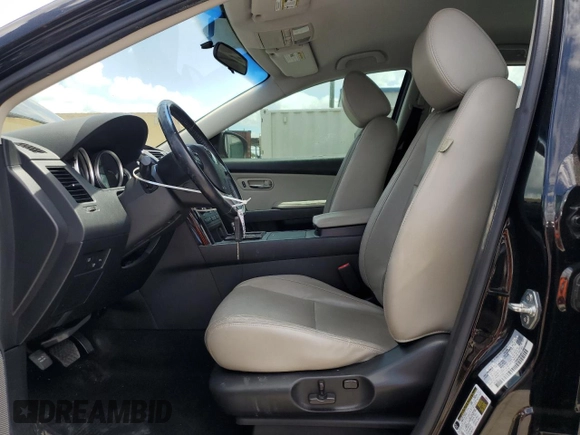 2013 Mazda CX-9 Touring with VIN JM3TB2CA5D0420017, listed as a Copart auction lot 54499845 with 89,556 mi miles and Salvage Title. Bid and sale history available at carsss.com. Image 7.