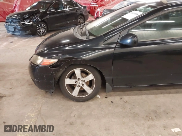 2006 Honda Civic Cpe LX with VIN 2HGFG12606H006660, listed as a IAAI auction lot 41813548 with 122,398 mi miles. Bid and sale history available at carsss.com. Image 6.