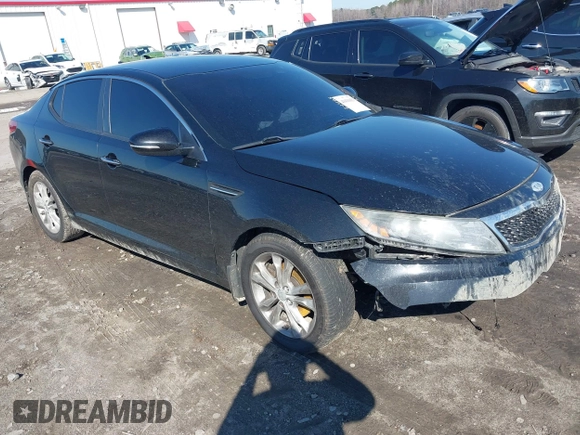 2012 Kia Optima EX with VIN 5XXGN4A74CG030527, listed as a IAAI auction lot 41631633 with 160,923 mi miles. Bid and sale history available at carsss.com. Image 1.