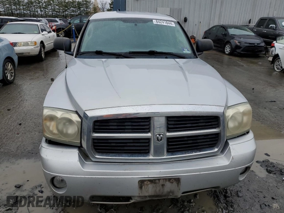 2007 Dodge Dakota SLT with VIN 1D7HW48K37S119907, listed as a Copart auction lot 84241844 with 205,967 mi miles and Clean Title. Bid and sale history available at carsss.com. Image 5.