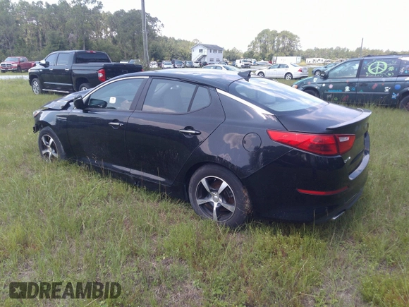 2015 Kia Optima LX with VIN 5XXGM4A72FG513909, listed as a IAAI auction lot 41686610 with 139,524 mi miles. Bid and sale history available at carsss.com. Image 3.