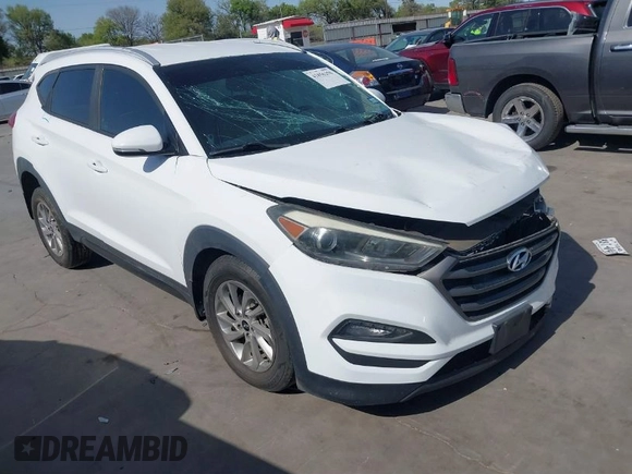 2016 Hyundai Tucson Limited with VIN KM8J33A24GU160815, listed as a IAAI auction lot 41856250 with 98,609 mi miles. Bid and sale history available at carsss.com. Image 1.