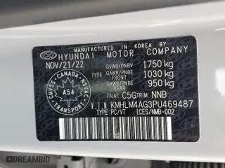 2023 Hyundai Elantra Preferred with VIN KMHLM4AG3PU469487, listed as a Copart auction lot 47761335 with 34,014 mi miles and Salvage Title. Bid and sale history available at carsss.com. Image 12.