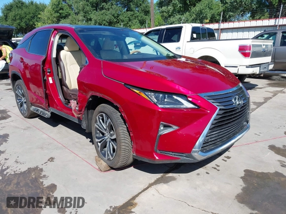 2019 Lexus RX with VIN 2T2ZZMCA5KC120521, listed as a IAAI auction lot 42061246 with 42,697 mi miles. Bid and sale history available at carsss.com. Image 1.