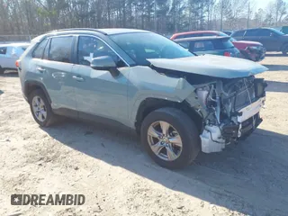 2022 Toyota RAV4 Hybrid XLE with VIN JTMRWRFVXND143454, listed as a IAAI auction lot 41702292 with 25,455 mi miles. Bid and sale history available at carsss.com. Image 1.