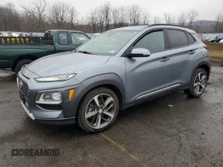 2020 Hyundai Kona Limited with VIN KM8K3CA51LU469313, listed as a Copart auction lot 50186825 with 22,853 mi miles and Salvage Title. Bid and sale history available at carsss.com. Image 1.