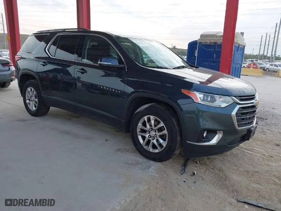 2018 Chevrolet Traverse LT Cloth with VIN 1GNERGKW3JJ275967, listed as a IAAI auction lot 41307855 with 136,207 mi miles. Bid and sale history available at carsss.com. Image 1.