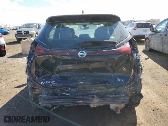2021 Nissan Kicks SR with VIN 3N1CP5DV1ML558138, listed as a Copart auction lot 49273895 with 110,566 mi miles and Salvage Title. Bid and sale history available at DreamBid. Image 6.