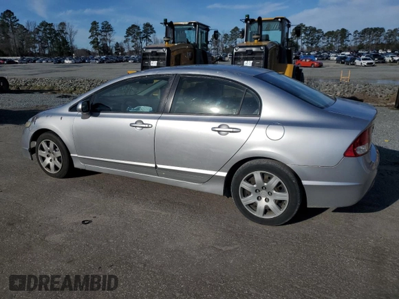 2010 Honda Civic LX with VIN 2HGFA1F57AH327476, listed as a Copart auction lot 45473805 with 202,052 mi miles and Salvage Title. Bid and sale history available at DreamBid. Image 2.