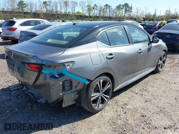 2020 Nissan Sentra SR z VIN 3N1AB8DVXLY262821, wystawiony jako IAAI lot #42085696 z przebiegiem 102 191 mil mil oraz . Historia ofert i sprzedaży dostępna na DreamBid. Obrazek 4.