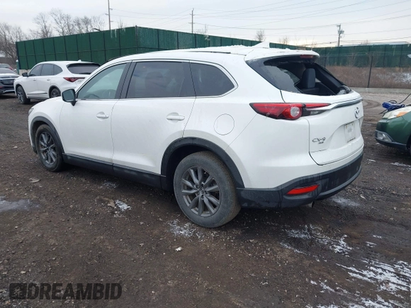 2022 Mazda CX-9 Sport with VIN JM3TCBBY8N0603392, listed as a IAAI auction lot 41170708 with 43,470 mi miles. Bid and sale history available at carsss.com. Image 3.